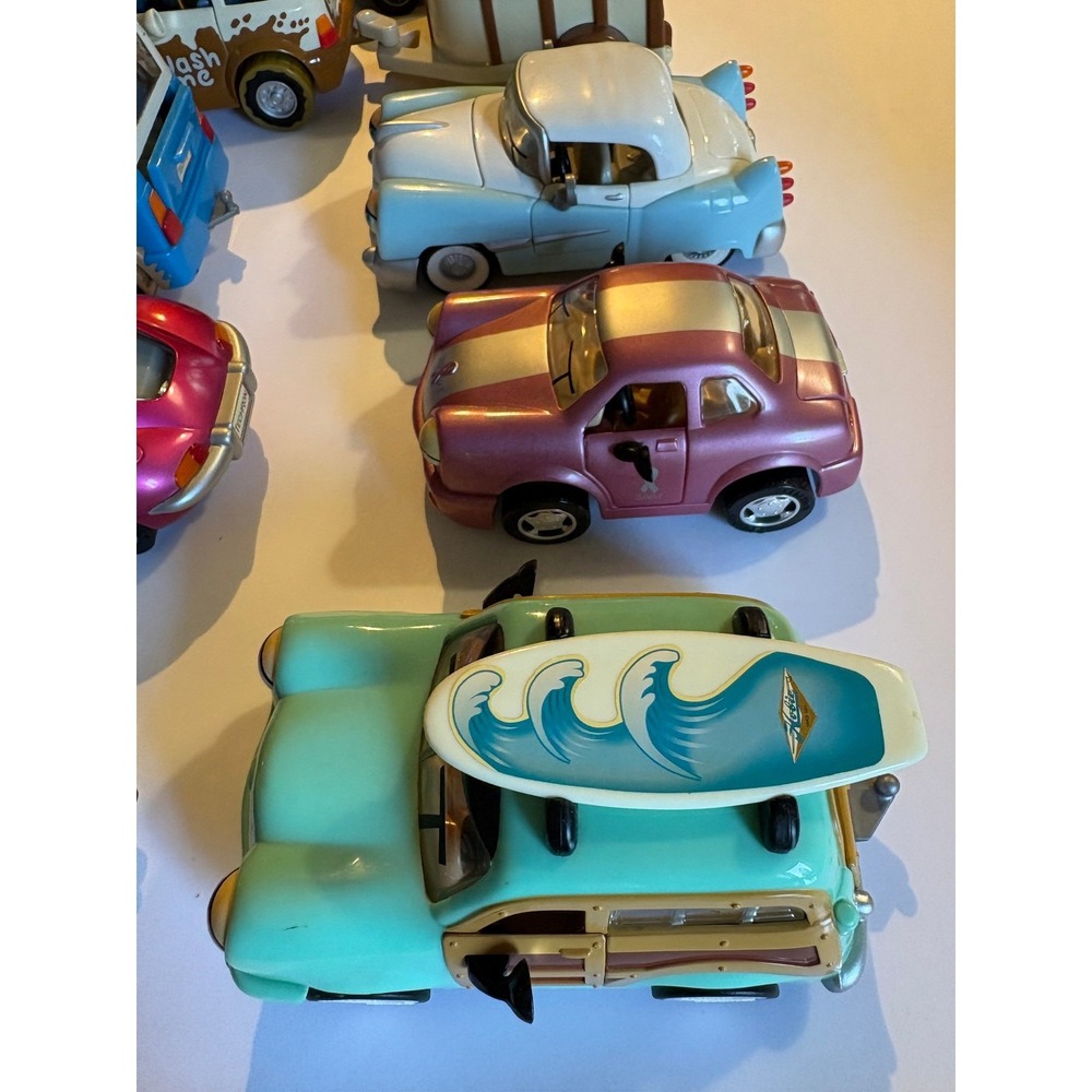 Chevron Cars Lot of 13 Toy Cars w/ Pig & Horse Figures Techron Collectible - Picture 9 of 12